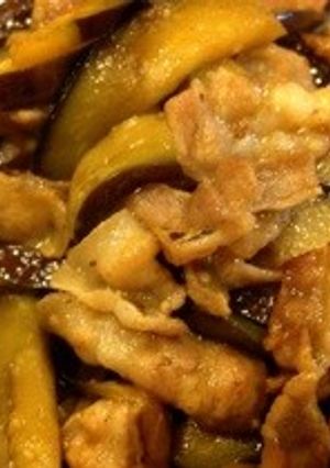簡単♪なすと豚だけの炒め物＊なす豚＊-レシピのメイン写真