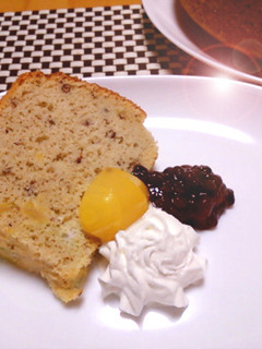 9月のデザート☆栗と小豆のシフォンケーキ-レシピのメイン写真