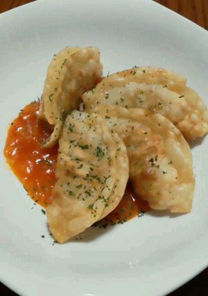 揚げ餃子のチリソースかけ(*´σー｀)-レシピのメイン写真