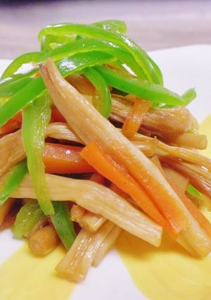 金針菜の金平-レシピのメイン写真