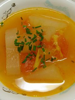 冬瓜とトマトの冷製スープ-レシピのメイン写真