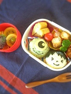 マイク&息子の仲良し♡おにぎり弁当-レシピのメイン写真