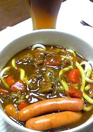 うどんスープの素でカレーうどん☆-レシピのメイン写真