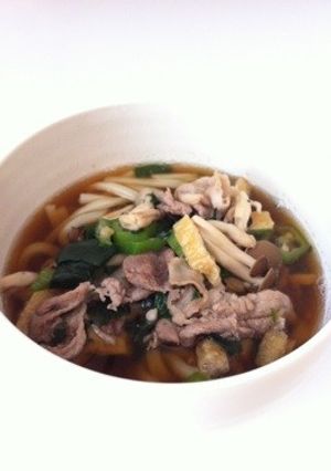 冷凍具材で楽うどん-レシピのメイン写真