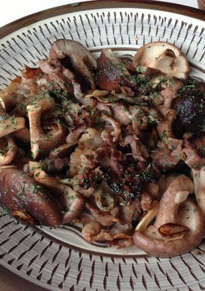 簡単☆豚肉と椎茸のニンニク醤油炒め-レシピのメイン写真