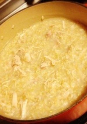 玄米の鶏粥-レシピのメイン写真