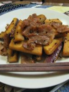 豚バラとさつまいもの炒め煮-レシピのメイン写真