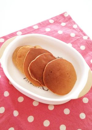離乳食後期☆バナナときなこのパンケーキ♡-レシピのメイン写真