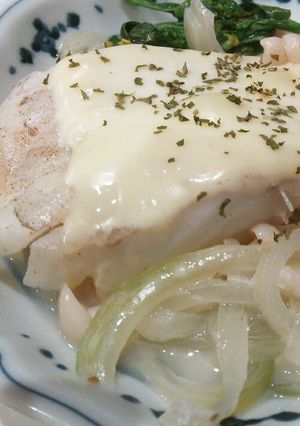 シリコンスチーマーでたらのチーズ蒸し-レシピのメイン写真