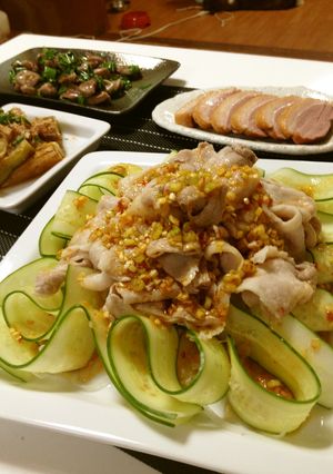 お野菜何でも♪冷しゃぶとピリ辛香味ソース-レシピのメイン写真