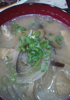 お味噌汁～茄子～-レシピのメイン写真