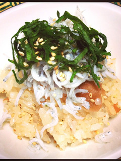 梅と釜揚げしらすのごはん-レシピのメイン写真