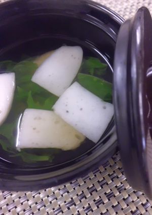 水菜とはんぺんの清汁-レシピのメイン写真