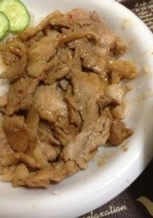 ピリ辛しょうが焼き-レシピのメイン写真