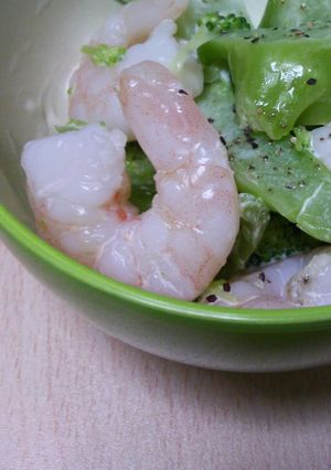 バジルが香るエビマヨホットサラダ-レシピのメイン写真