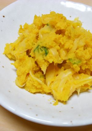 付け合わせに☆ポン酢でかぼちゃサラダ-レシピのメイン写真