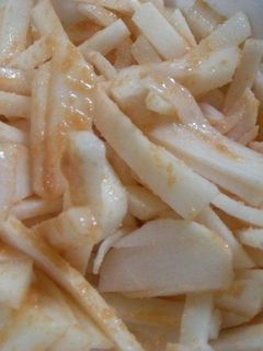 簡単☆大根のたらこソースあえ-レシピのメイン写真
