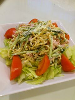 混ぜるだけ☆かた焼きそばのサラダ-レシピのメイン写真
