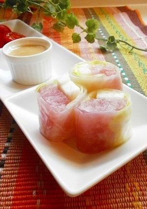 びんちょうまぐろの生春巻き-レシピのメイン写真