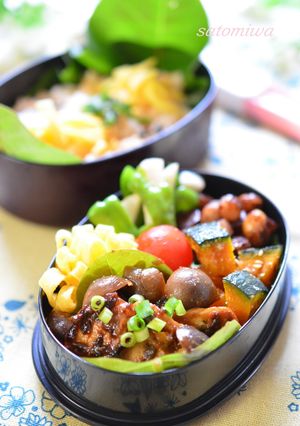 郷土の味わい♪豚肉の朴葉味噌焼き弁当✿-レシピのメイン写真