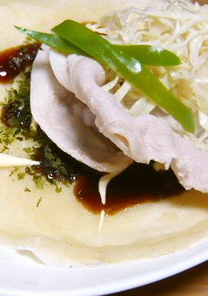 お好み焼き粉でもちもちトルティーヤ-レシピのメイン写真