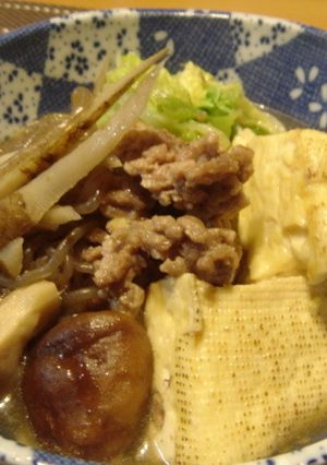 合い挽き肉で、すき焼き-レシピのメイン写真