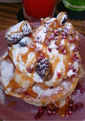 レインボーパンケーキ★*.+゜-レシピのメイン写真