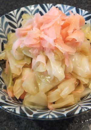 キャベツの甘酢ショウガ漬け-レシピのメイン写真