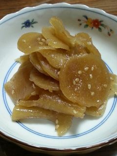 古漬けたくあんの炒め煮-レシピのメイン写真