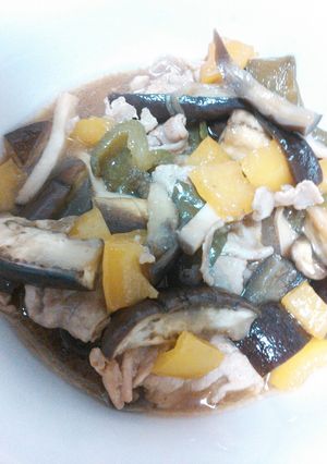 エリンギとナスの豚肉味噌炒め-レシピのメイン写真