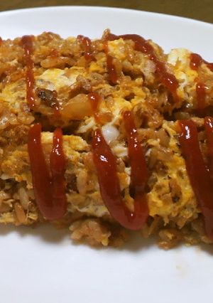 簡単！オムレツライス-レシピのメイン写真