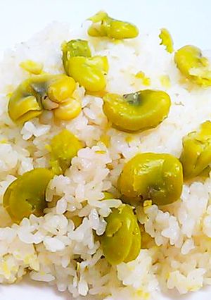バガリポロ風そら豆のピラフ★炊込みごはん-レシピのメイン写真