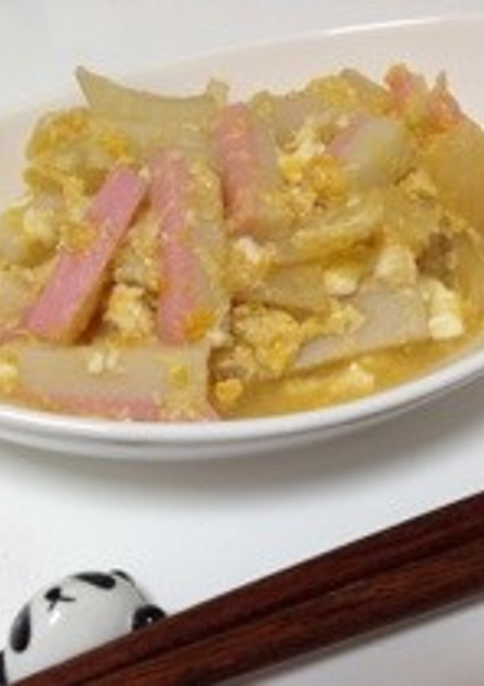 かまぼこの玉子とじ風-レシピのメイン写真