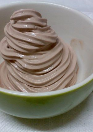 ミルクココアで、チョコソフトクリーム-レシピのメイン写真
