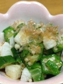 オクラと長芋のネバネバ酢の物-レシピのメイン写真