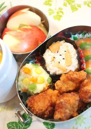ザンギ（鶏の唐揚げ）弁当♪-レシピのメイン写真