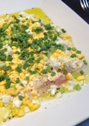 鯛のマリネミモザ風-レシピのメイン写真