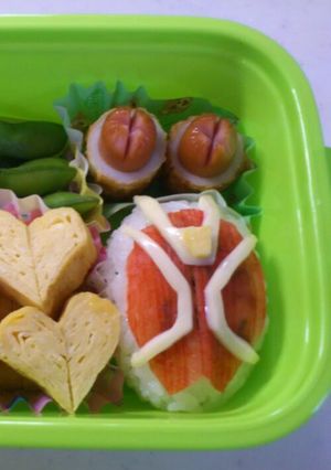 キャラ弁 ウィザード(仮面ライダー)-レシピのメイン写真