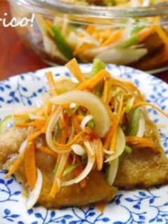 野菜たっぷり、鯖の南蛮漬け-レシピのメイン写真