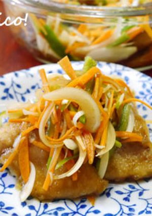 野菜たっぷり、鯖の南蛮漬け-レシピのメイン写真