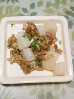 超簡単♪ 豚肉と蒟蒻炒め-レシピのメイン写真