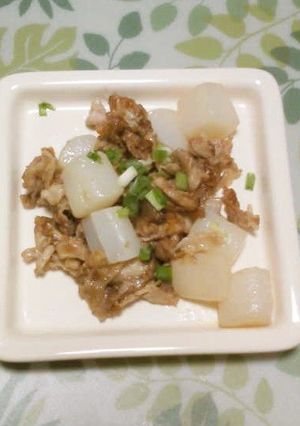 超簡単♪ 豚肉と蒟蒻炒め-レシピのメイン写真