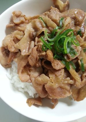 豚バラときのこのどんぶり-レシピのメイン写真