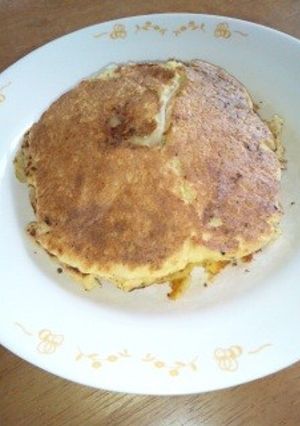 パンケーキ風おから玉ねぎ-レシピのメイン写真