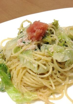 レタスと明太子のパスタ-レシピのメイン写真