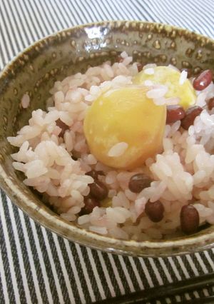 お袋の味、栗ご飯-レシピのメイン写真