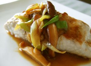 シイラの和風ネギソースステーキ♪-レシピのメイン写真