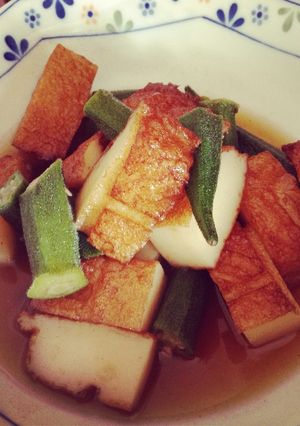 オクラとさつまあげの旨煮-レシピのメイン写真