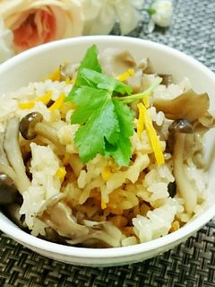 きのこの炊き込みご飯-レシピのメイン写真