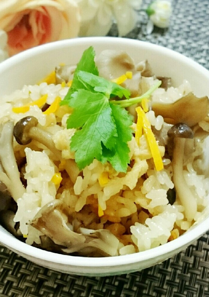 きのこの炊き込みご飯-レシピのメイン写真